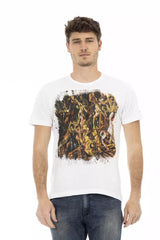Trussardi Action White Cotton Men T-Shirt -   -  Trussardi Action.