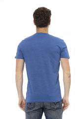 Trussardi Action Blue Cotton Men T-Shirt -   -  Trussardi Action.
