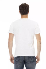 Trussardi Action White Cotton Men T-Shirt -   -  Trussardi Action.