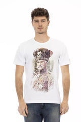 Trussardi Action White Cotton Men T-Shirt -   -  Trussardi Action.