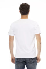 Trussardi Action White Cotton Men T-Shirt -   -  Trussardi Action.