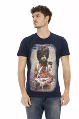 Trussardi Action Blue Cotton Men T-Shirt -   -  Trussardi Action.