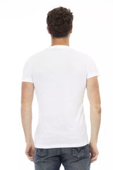 Trussardi Action White Cotton Men T-Shirt -   -  Trussardi Action.