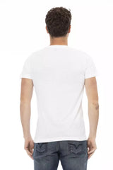 Trussardi Action White Cotton Men T-Shirt -   -  Trussardi Action.