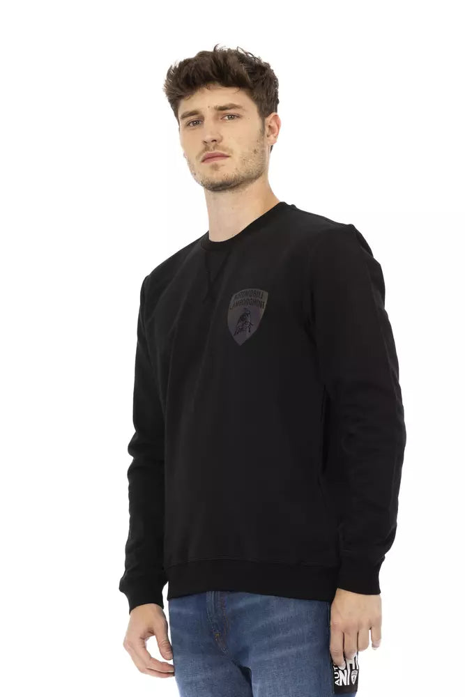 Automobili Lamborghini Black Cotton Men Sweater -   -  Automobili Lamborghini.
