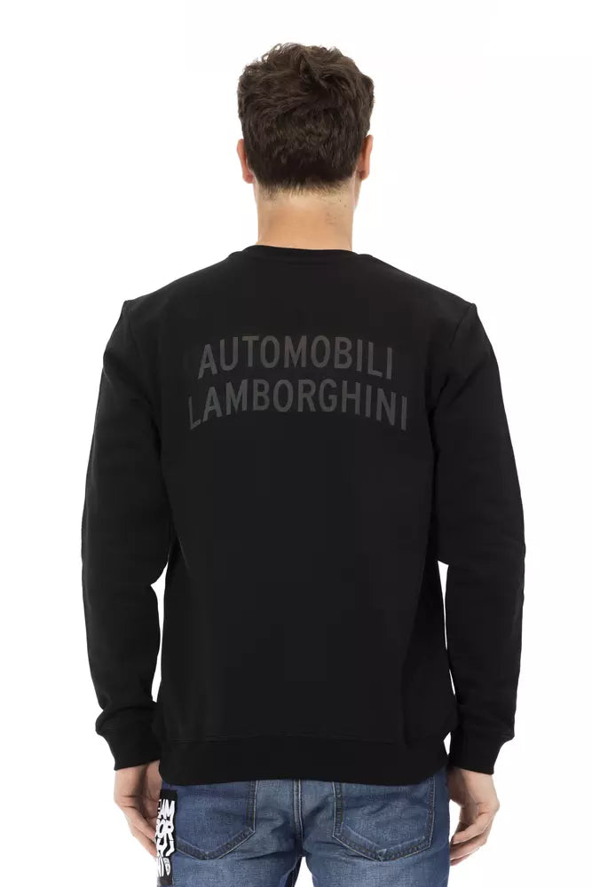 Automobili Lamborghini Black Cotton Men Sweater -   -  Automobili Lamborghini.