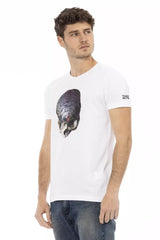 Trussardi Action White Cotton Men's T-Shirt -   -  Trussardi Action.