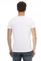 Trussardi Action White Cotton Men's T-Shirt -   -  Trussardi Action.