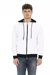 Baldinini Trend White Cotton Men Sweater -   -  Baldinini Trend.