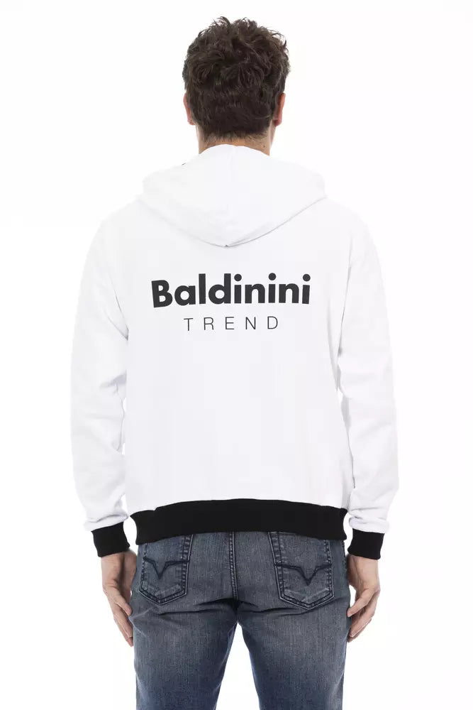 Baldinini Trend White Cotton Men Sweater -   -  Baldinini Trend.