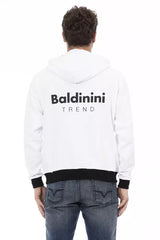 Baldinini Trend White Cotton Men Sweater -   -  Baldinini Trend.