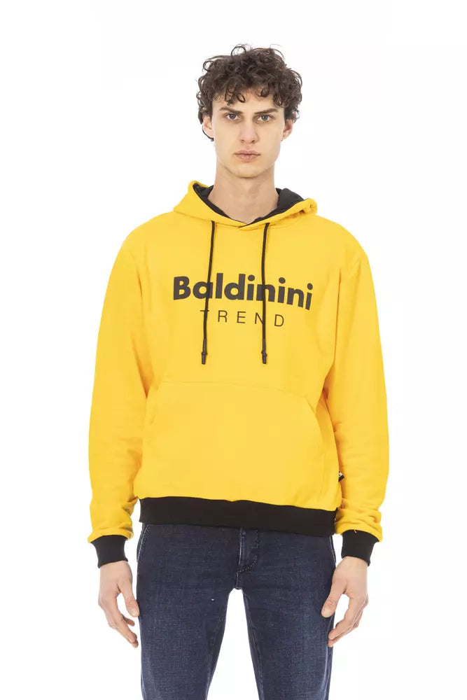Baldinini Trend Yellow Cotton Men Sweater -   -  Baldinini Trend.