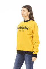 Baldinini Trend Yellow Cotton Women Hoodie -   -  Baldinini Trend.