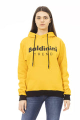 Baldinini Trend Yellow Cotton Women Hoodie -   -  Baldinini Trend.