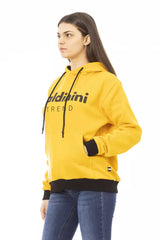 Baldinini Trend Yellow Cotton Women Hoodie -   -  Baldinini Trend.