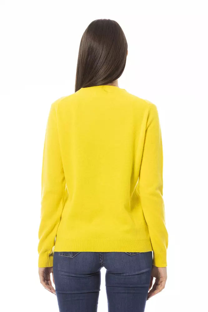 Baldinini Trend Yellow Wool Women Sweater -   -  Baldinini Trend.