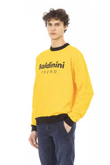 Baldinini Trend Yellow Cotton Men Sweater -   -  Baldinini Trend.