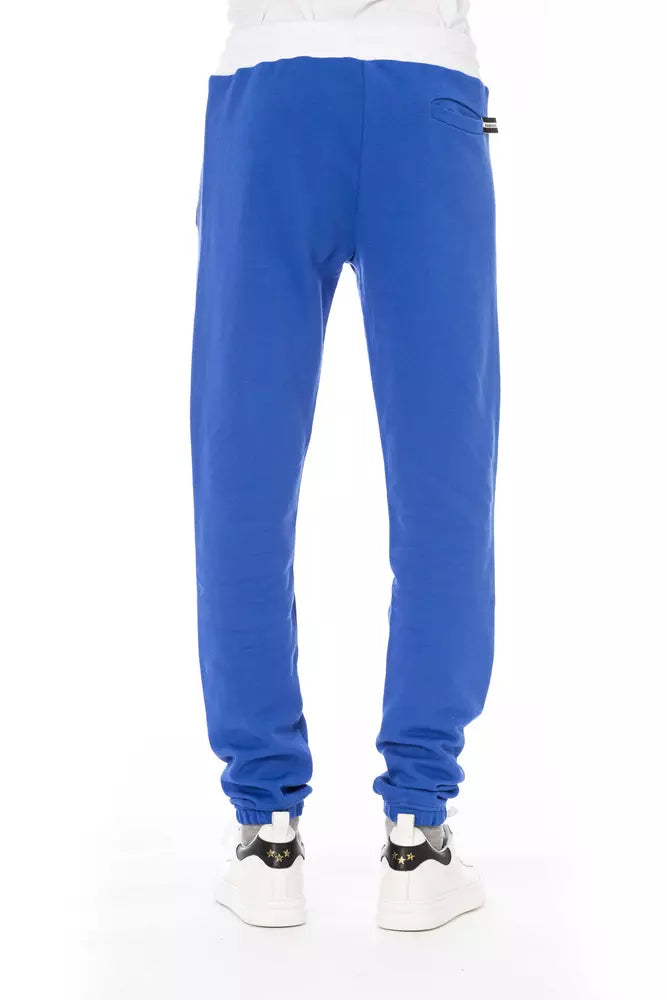 Baldinini Trend Blue Cotton Men Sport Pant -   -  Baldinini Trend.