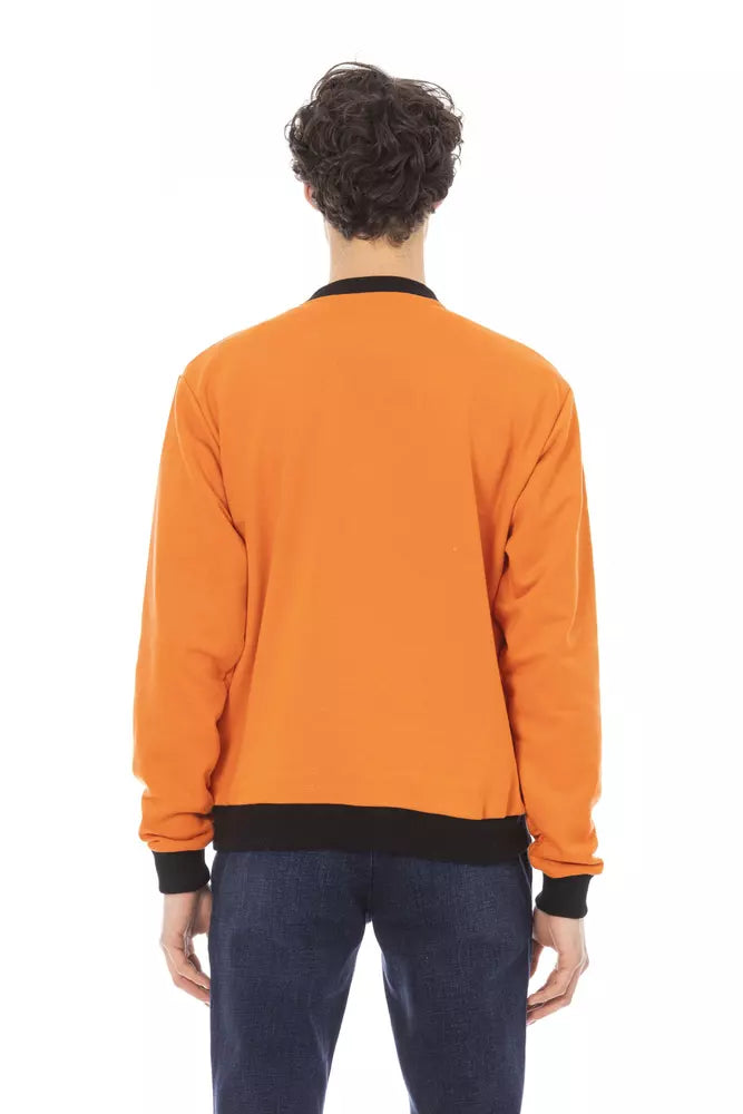 Baldinini Trend Orange Cotton Men Sweater -   -  Baldinini Trend.