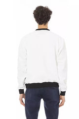 Baldinini Trend White Cotton Men Sweater -   -  Baldinini Trend.