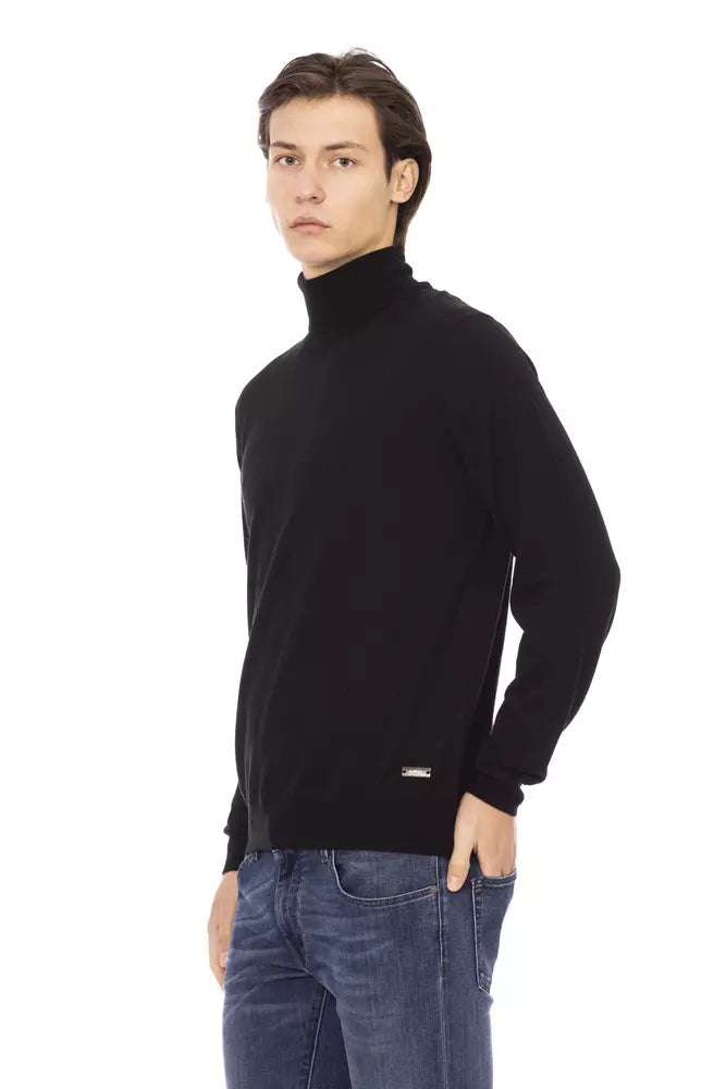 Baldinini Trend Black Fabric Men Sweater -   -  Baldinini Trend.