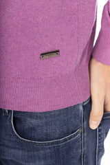 Baldinini Trend Purple Wool Men Sweater -   -  Baldinini Trend.