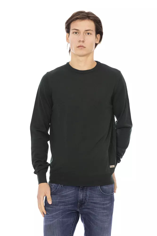 Baldinini Trend Green Fabric Men Sweater -   -  Baldinini Trend.