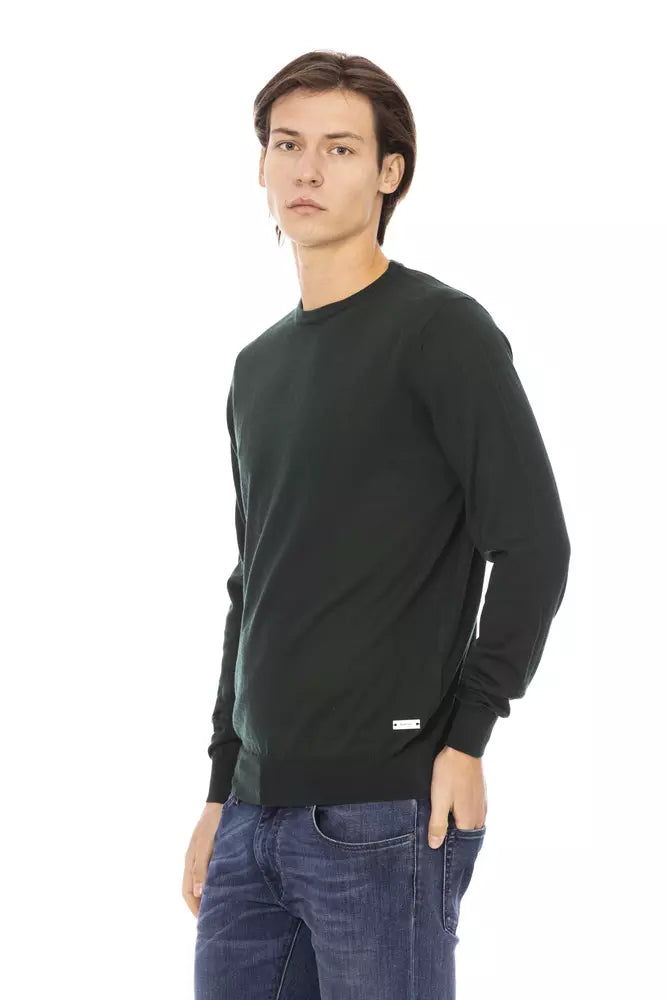 Baldinini Trend Green Fabric Men Sweater -   -  Baldinini Trend.