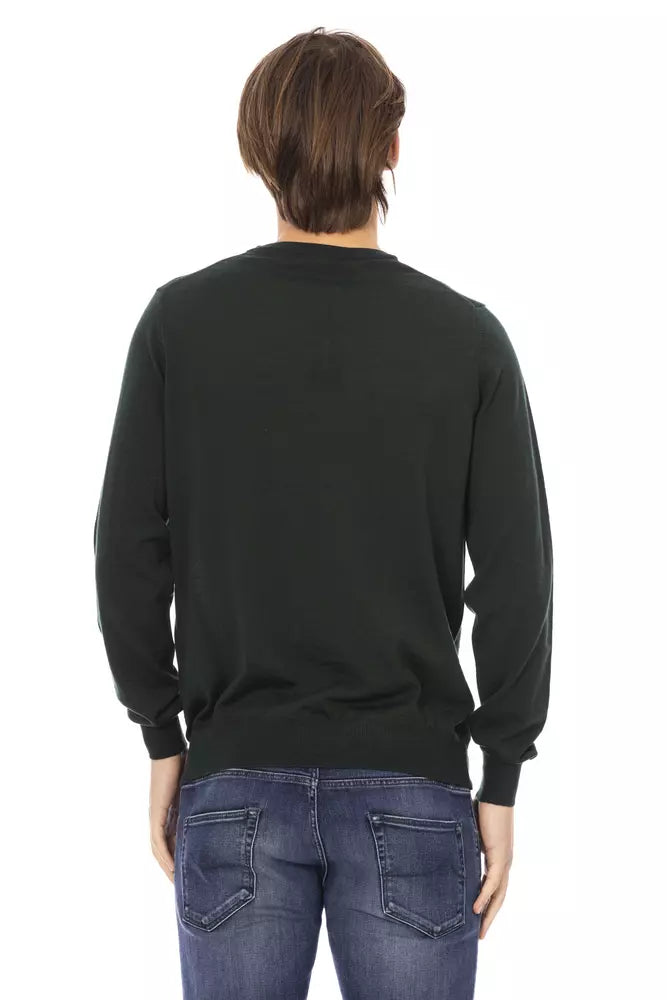 Baldinini Trend Green Fabric Men Sweater -   -  Baldinini Trend.