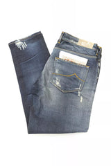 Jacob Cohen Blue Cotton Women's Jeans with Pony Skin Label -   -  Jacob Cohen.