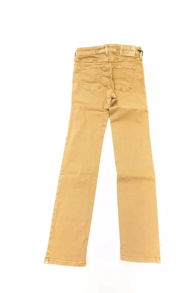 Jacob Cohen Beige Cotton Women Jeans -   -  Jacob Cohen.