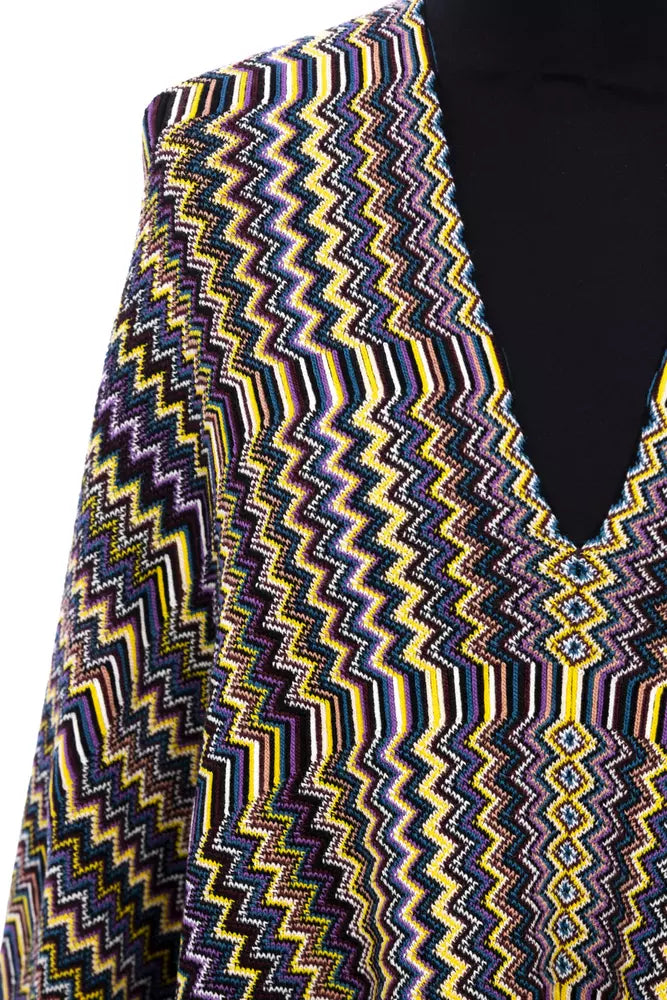 Missoni Multicolor Wool Women Poncho -   -  Missoni.