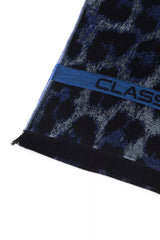 Cavalli Class Blue Wool Men Scarf -   -  Cavalli Class.