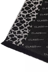 Cavalli Class Black Wool Men Scarf -   -  Cavalli Class.