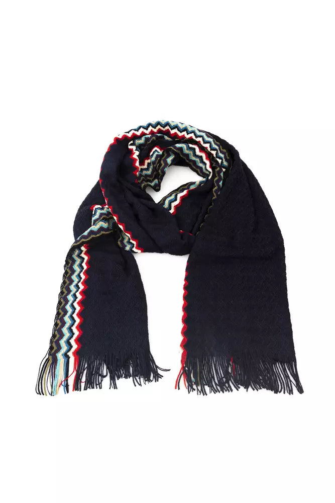 Missoni Black Wool Men Scarf -   -  Missoni.