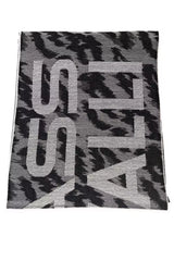 Cavalli Class Gray Wool Men Scarf -   -  Cavalli Class.
