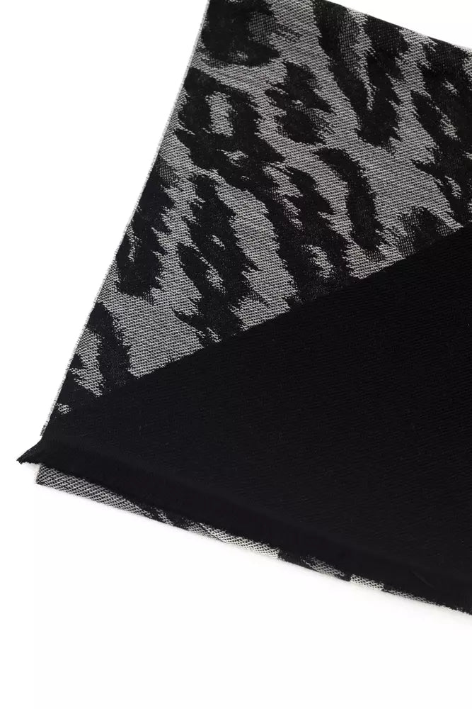 Cavalli Class Gray Wool Men Scarf -   -  Cavalli Class.