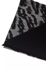 Cavalli Class Gray Wool Men Scarf -   -  Cavalli Class.