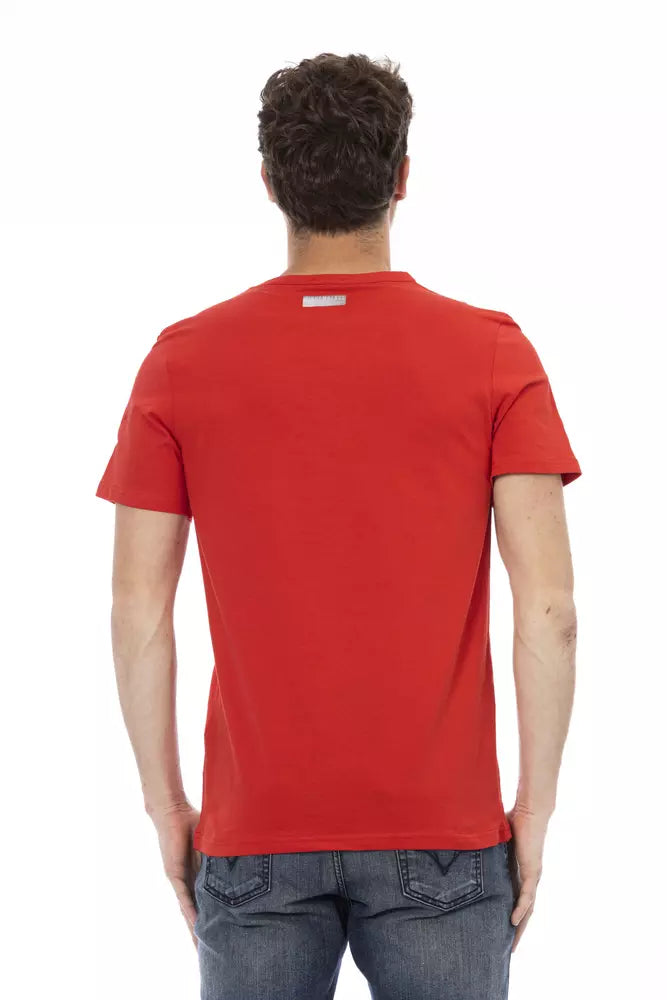Bikkembergs Red Cotton Men T-Shirt -   -  Bikkembergs.