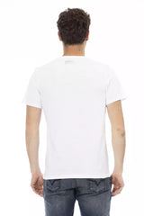 Bikkembergs Elegant White Front Print T-Shirt -   -  Bikkembergs.