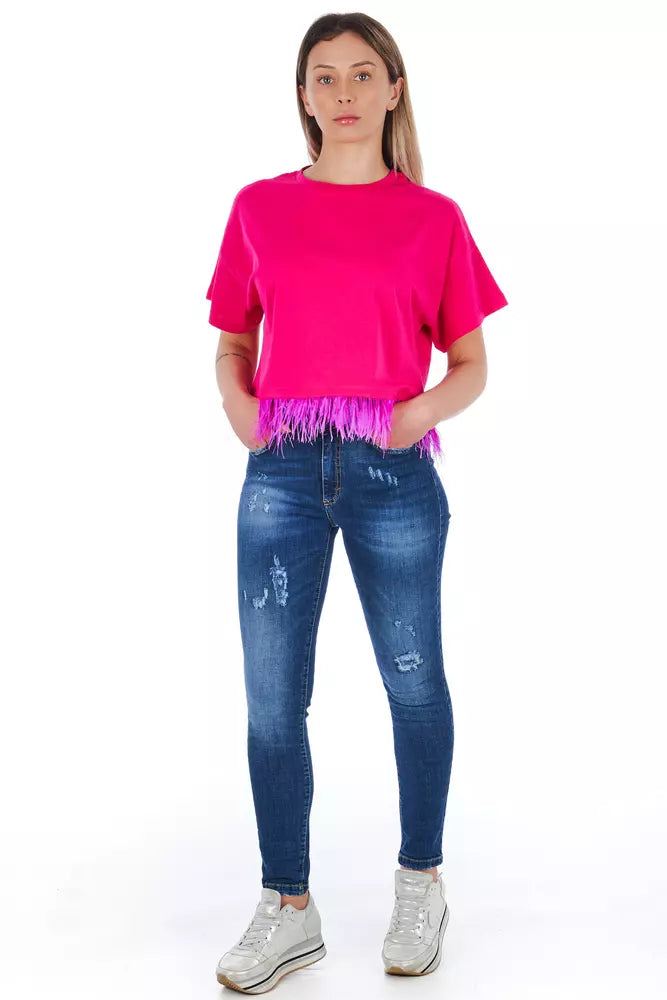Frankie Morello Blue Denim Women Jeans -   -  Frankie Morello.