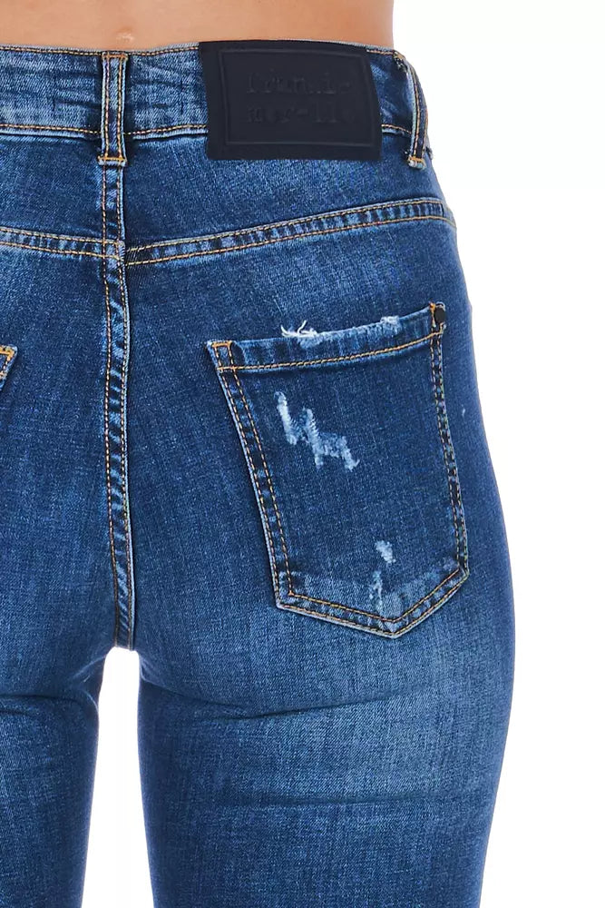 Frankie Morello Blue Denim Women Jeans -   -  Frankie Morello.
