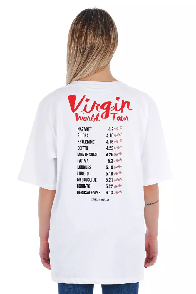 Frankie Morello White Cotton Women T-Shirt -   -  Frankie Morello.