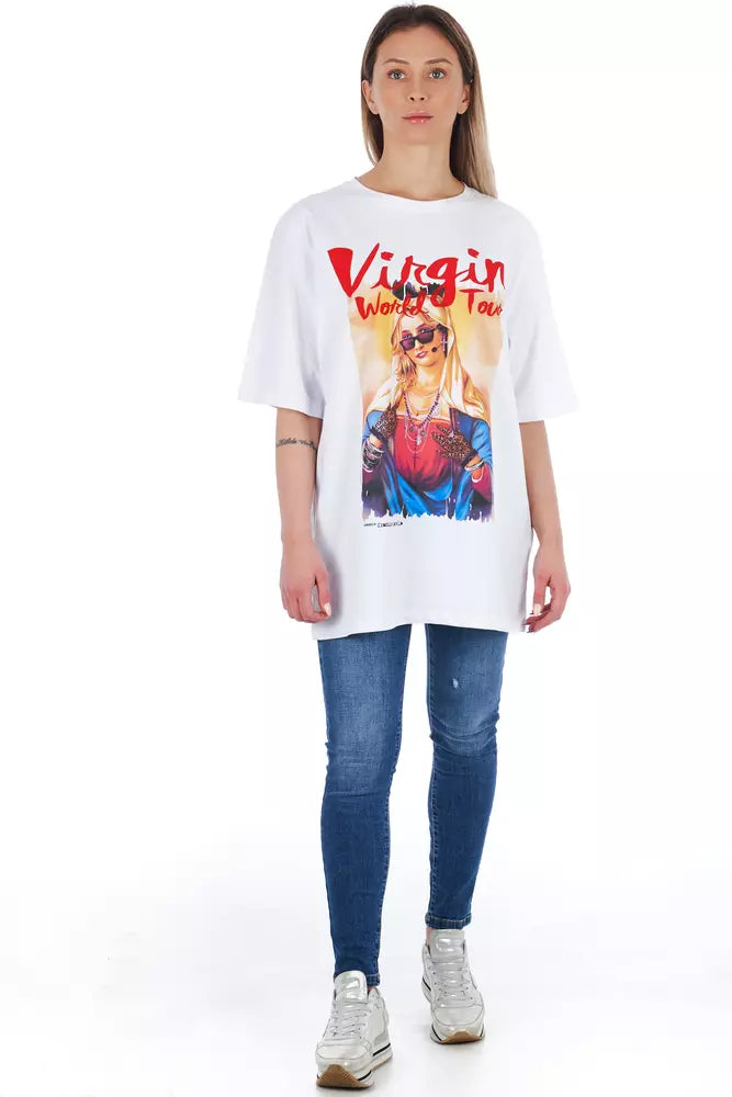 Frankie Morello White Cotton Women T-Shirt -   -  Frankie Morello.