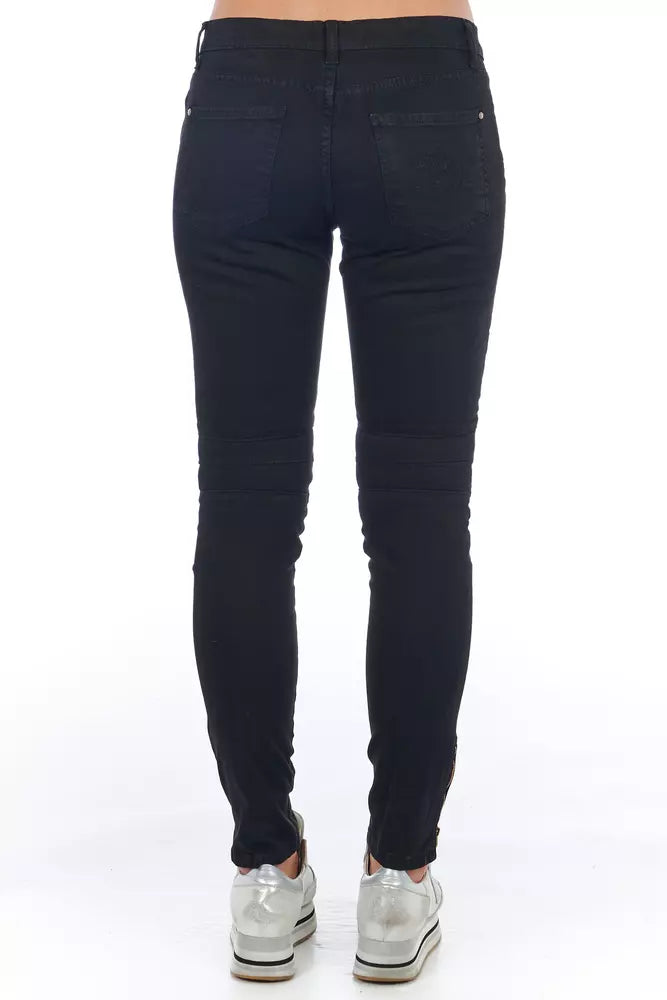 Frankie Morello Black Cotton Women's Jeans -   -  Frankie Morello.