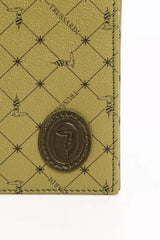 Trussardi Green Leather Men Wallet -  Leather Wallet for Men -  Trussardi.