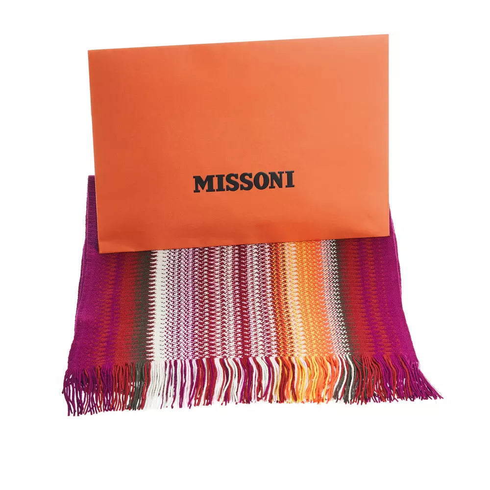Missoni Multicolor Wool Men Scarf -   -  Missoni.