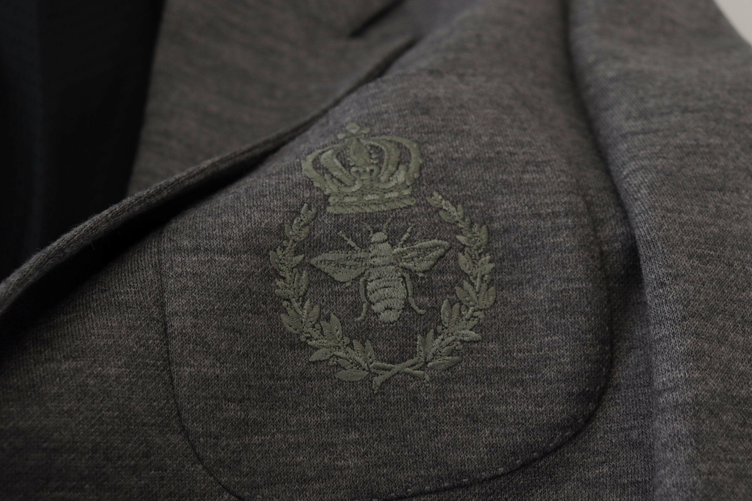Dolce & Gabbana Gray Wool Stretch Slim Fit Jacket Blazer -   -  Dolce & Gabbana.