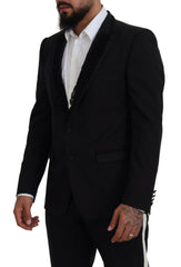 Dolce & Gabbana Black MARTINI Slim Fit Jacket Blazer -   -  Dolce & Gabbana.