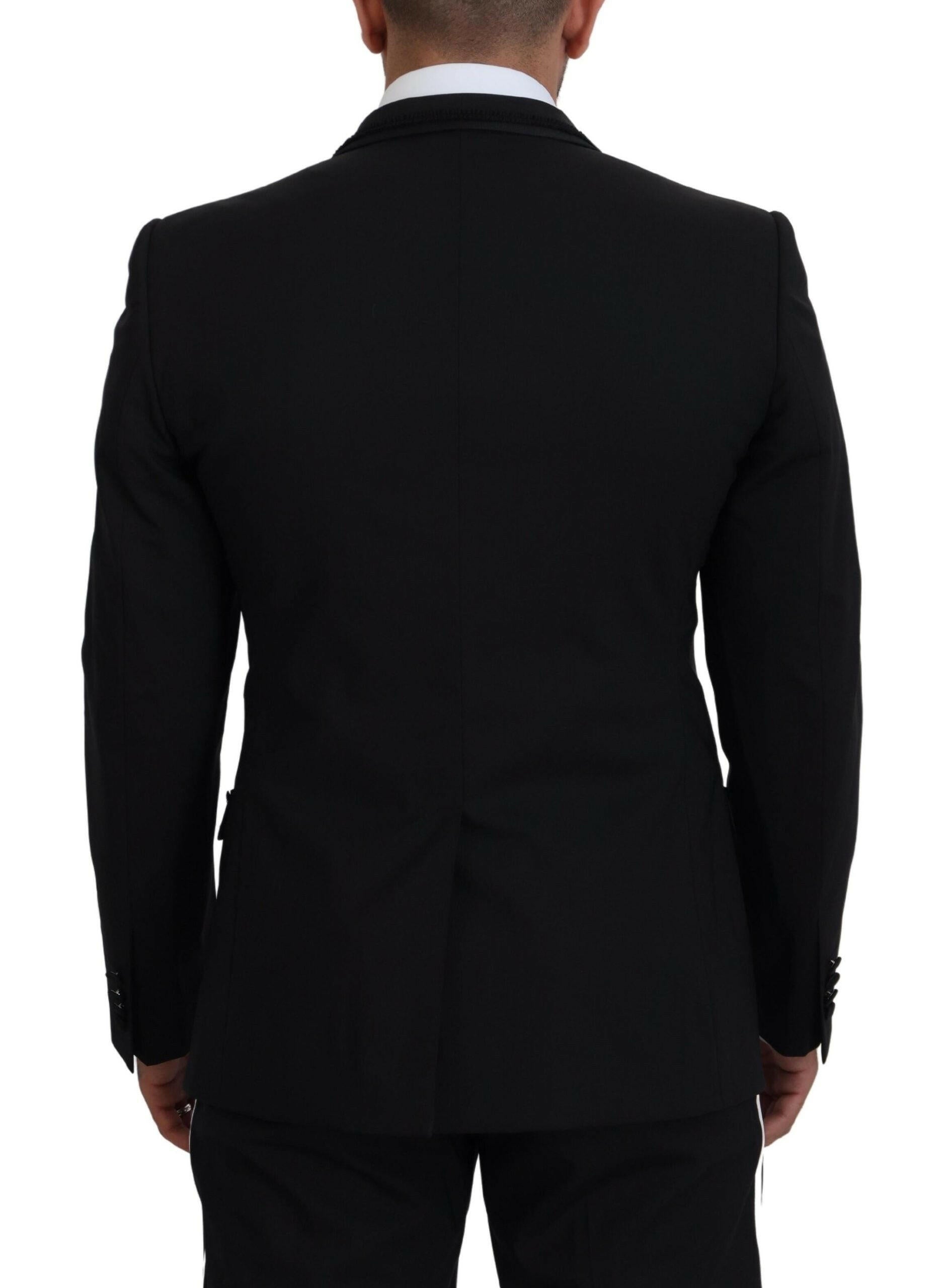 Dolce & Gabbana Black MARTINI Slim Fit Jacket Blazer -   -  Dolce & Gabbana.